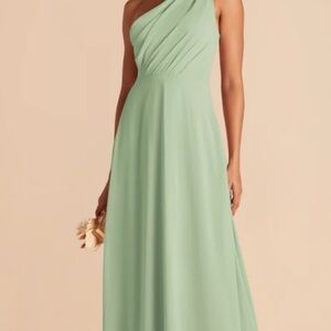 Birdy Grey One-Shoulder Mint Dress